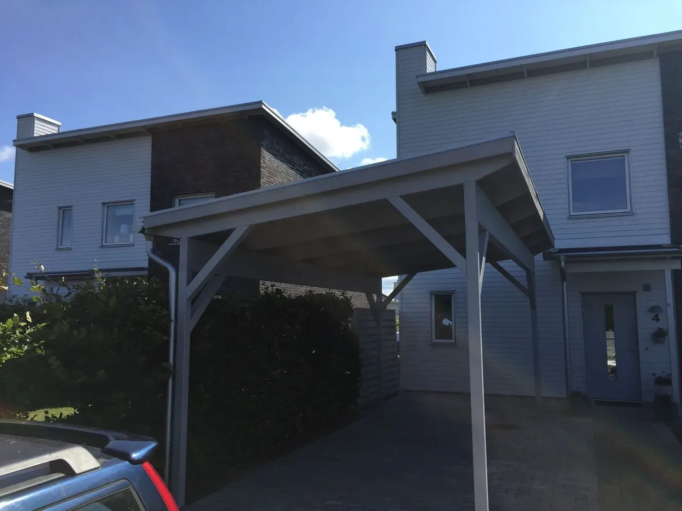 Carport och cykelskjul – bild 1