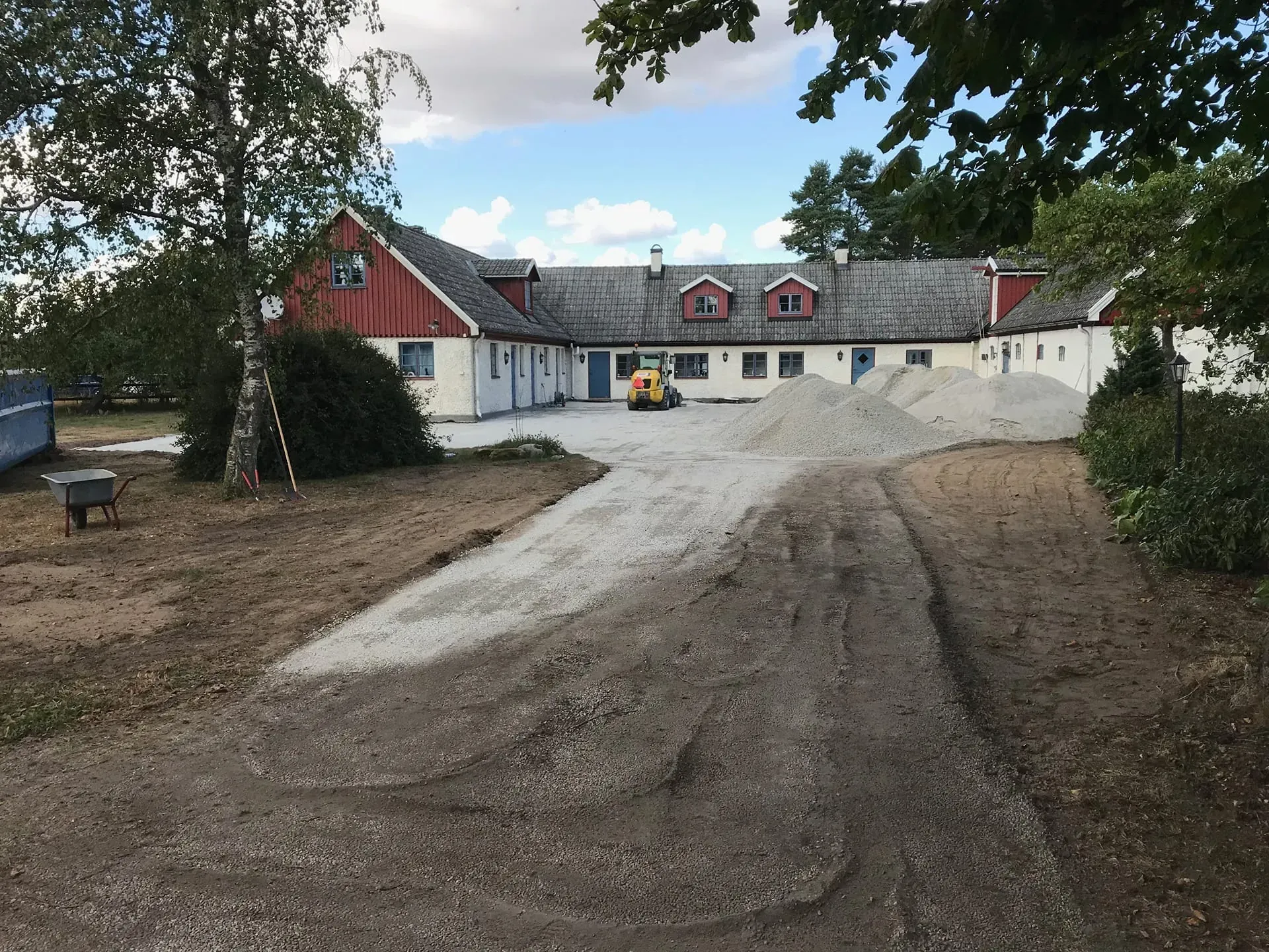 Carport och stenläggning i Flyinge – bild 5