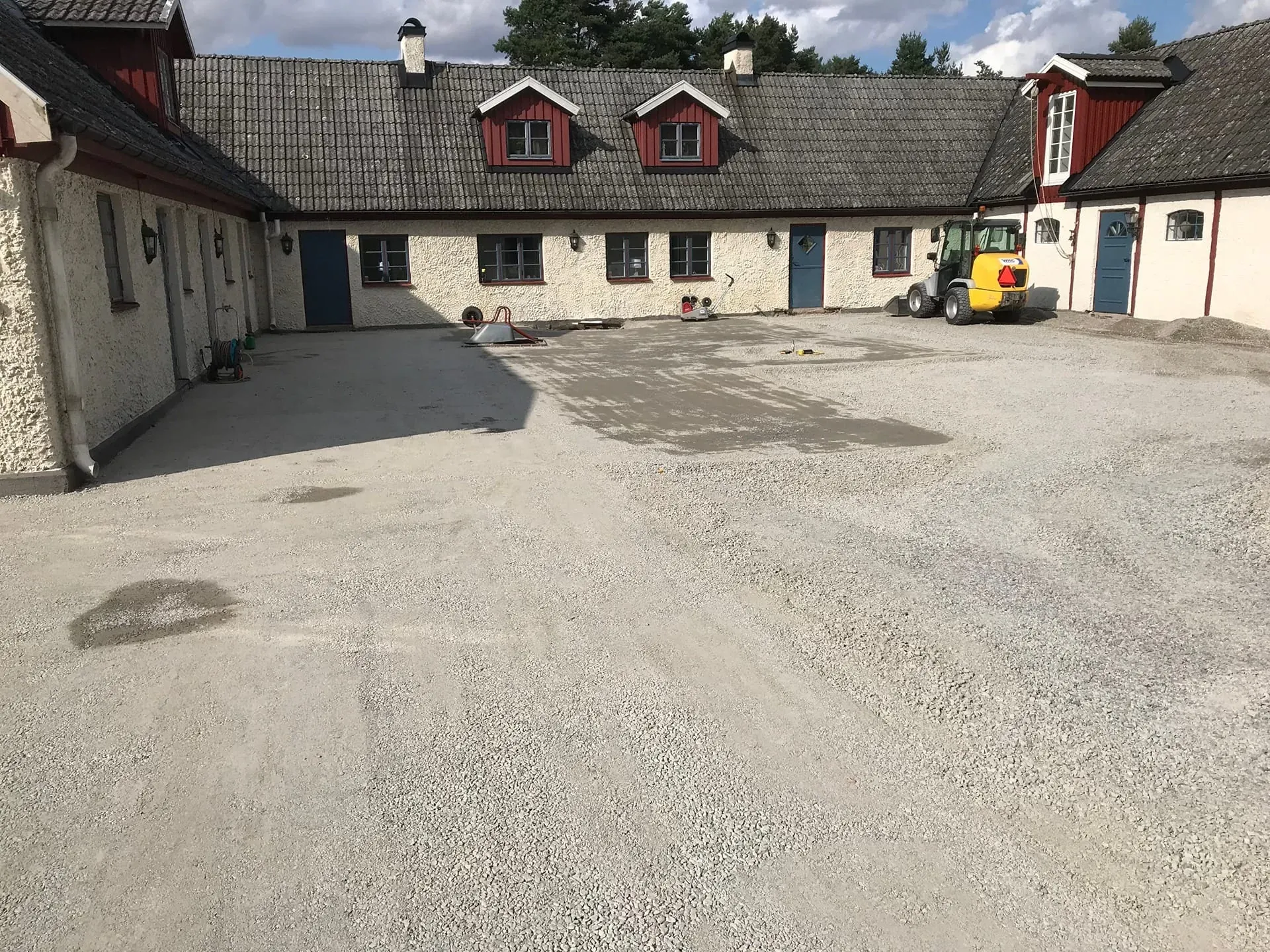 Carport och stenläggning i Flyinge – bild 6